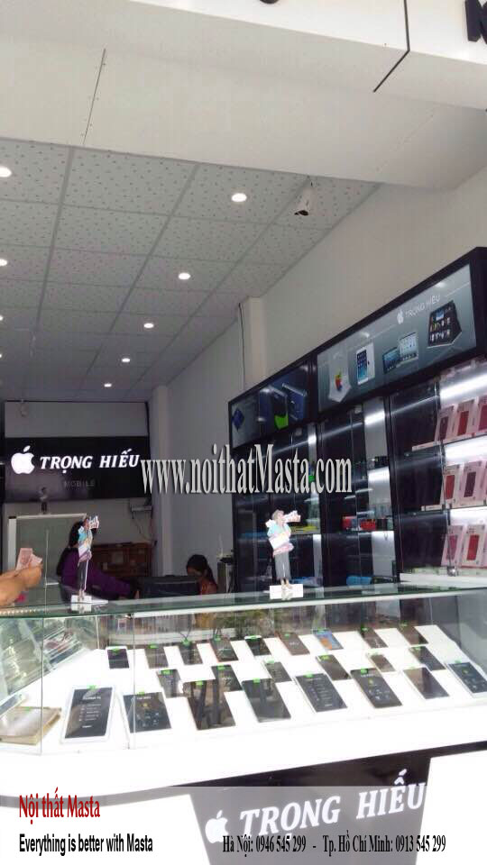 thi cong cua hang dien thoai